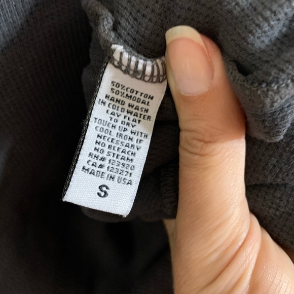 LA Made Long Sleeve Top, Black S - Picture 4 of 7